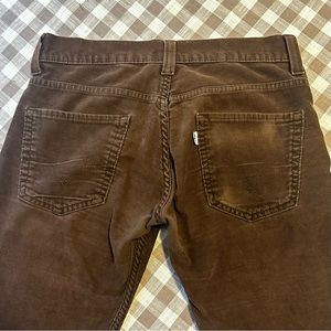Brown Corduroy Levi 511’s